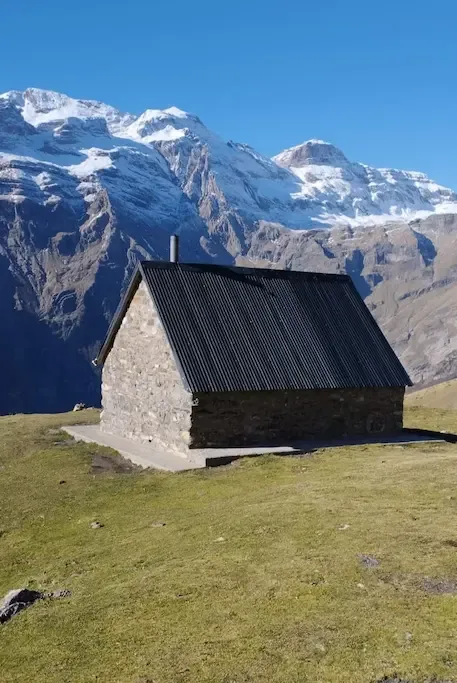 Vista del Refugio de La Estiva